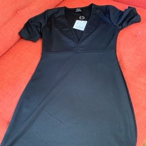Zara Basic black mini dress